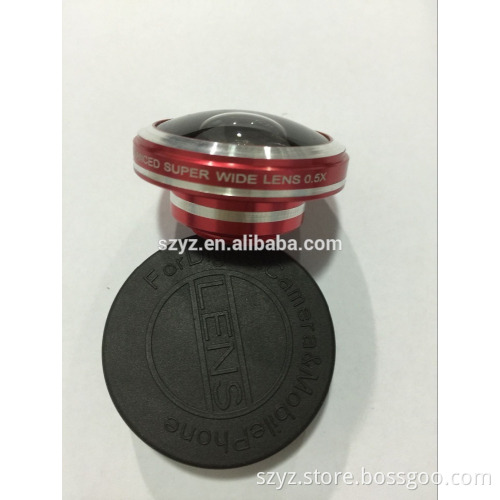 2016 Hotting 0.5x Super wide angle lens +20x macro high quality universal 2 in 1 clip camera lens